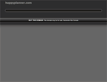 Tablet Screenshot of happyplanner.com